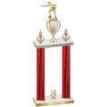 Double Red Carbon Fiber Year Shooter Trophy