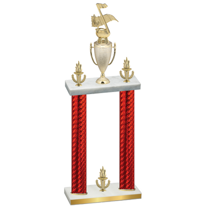 Double Red Carbon Fiber Victory Music Trophy