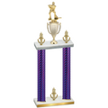 Double Purple Carbon Fiber Victory Hockey Trophy