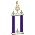 Double Purple Carbon Fiber Victory Hockey Trophy