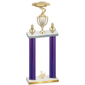 Double Purple Carbon Fiber Third Place Cars Trophy