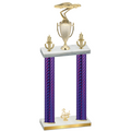 Double Purple Carbon Fiber Third Place Cars Trophy