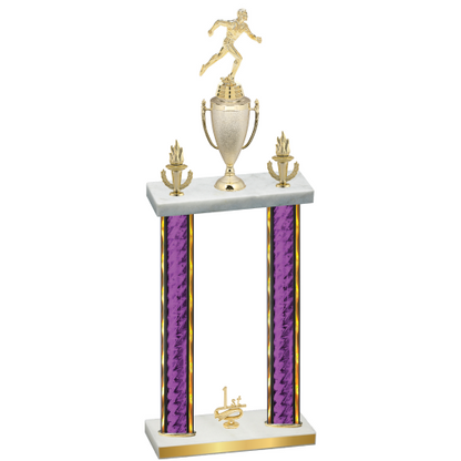 Double Purple Glacier First Place Running Trophy
