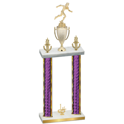 Double Purple Glacier First Place Running Trophy