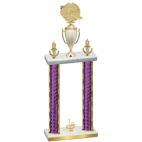 Double Purple Glacier First Place Running Trophy