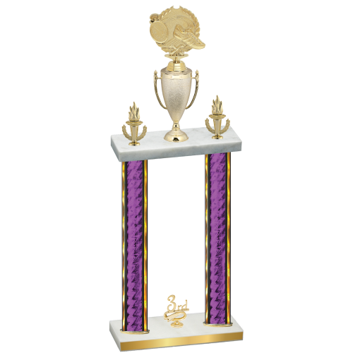 Double Purple Glacier Third Place Running Trophy