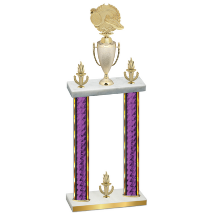 Double Purple Glacier Victory Running Trophy