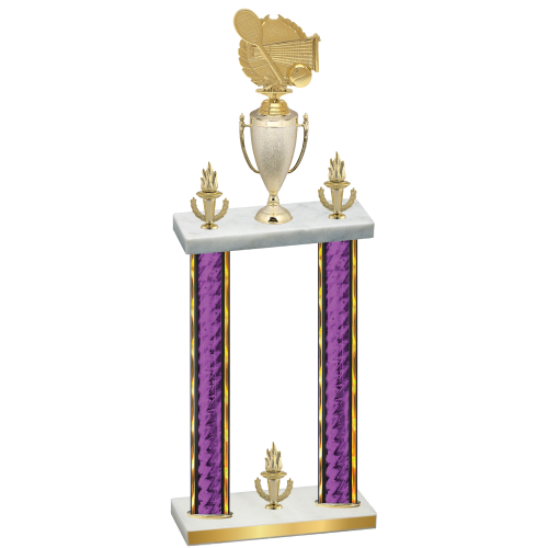 Double Purple Glacier Victory Tennis Trophy