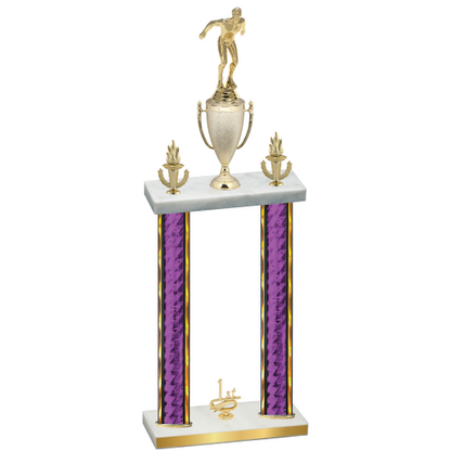 Double Purple Glacier First Place Swimming Trophy