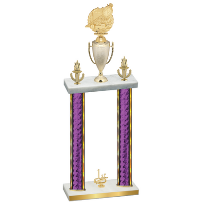 Double Purple Glacier First Place Swimming Trophy