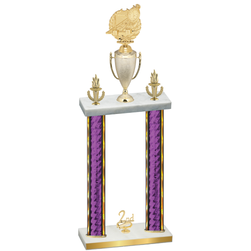 Double Purple Glacier Second Place Swimming Trophy