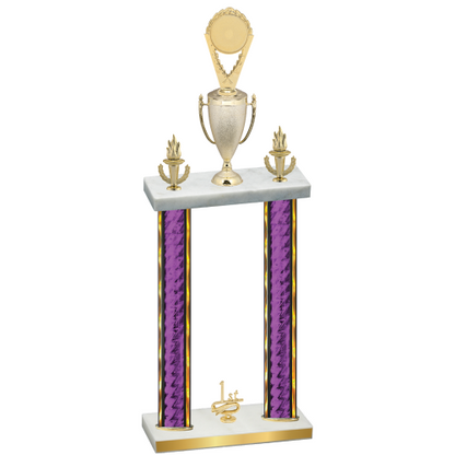 Double Purple Glacier First Place Insert Trophy