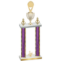 Double Purple Glacier Third Place Insert Trophy
