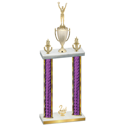 Double Purple Glacier Second Place Victory Trophy