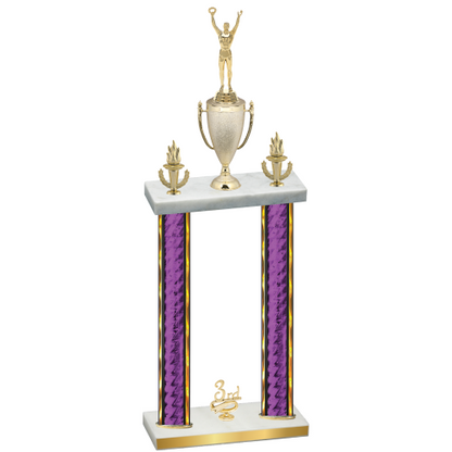 Double Purple Glacier Third Place Victory Trophy
