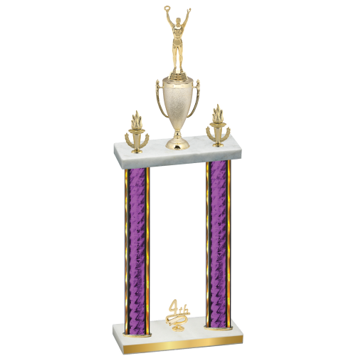 Double Purple Glacier Fourth Place Victory Trophy