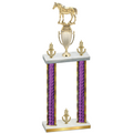 Double Purple Glacier Victory Horses Trophy