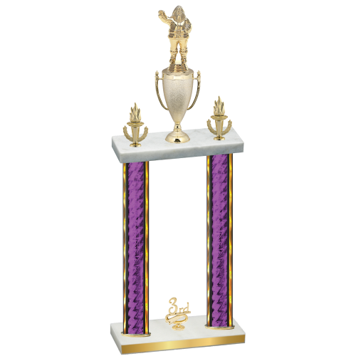 Double Purple Glacier Third Place Holiday Trophy