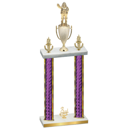 Double Purple Glacier Third Place Holiday Trophy
