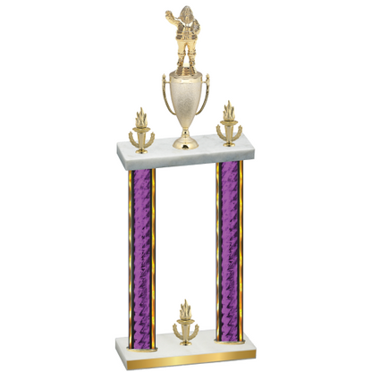 Double Purple Glacier Victory Holiday Trophy