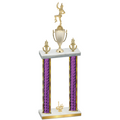 Double Purple Glacier First Place Majorette Trophy