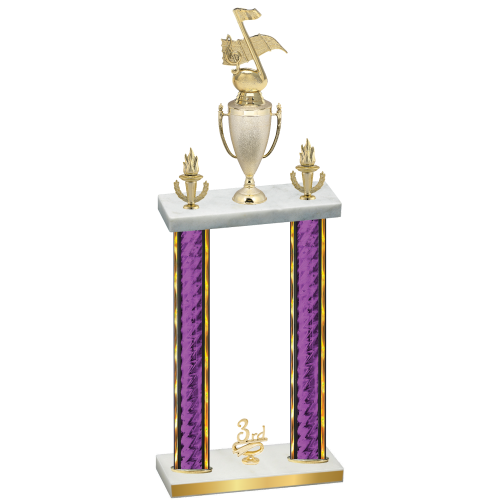 Double Purple Glacier Third Place Music Trophy
