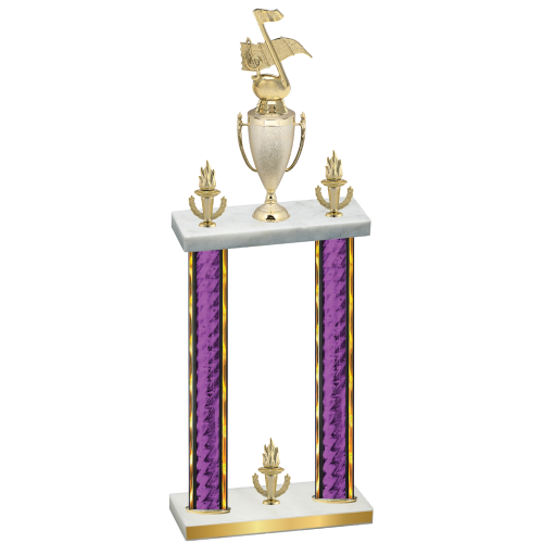 Double Purple Glacier Victory Music Trophy