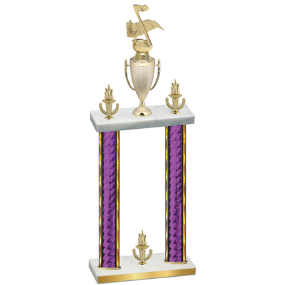 Double Purple Glacier Victory Music Trophy