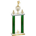 Double Green Glacier Third Place Rugby Trophy