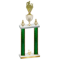 Double Green Glacier Second Place Rugby Trophy