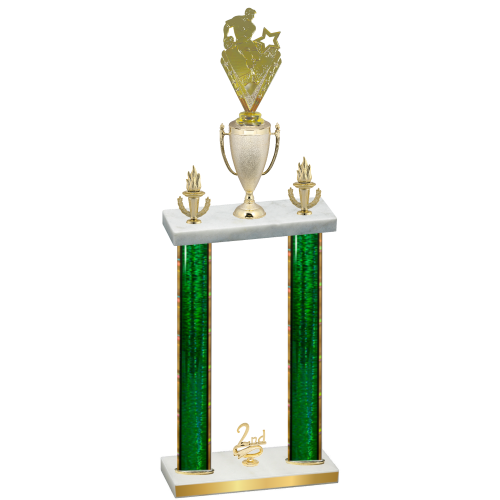 Double Green Glacier Second Place Rugby Trophy