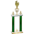 Double Green Glacier Third Place Rugby Trophy