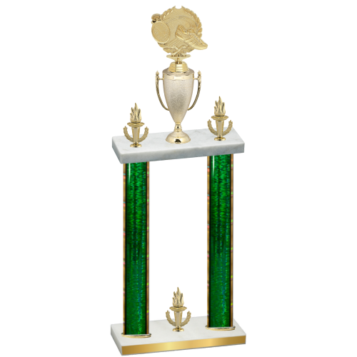 Double Green Glacier Victory Running Trophy
