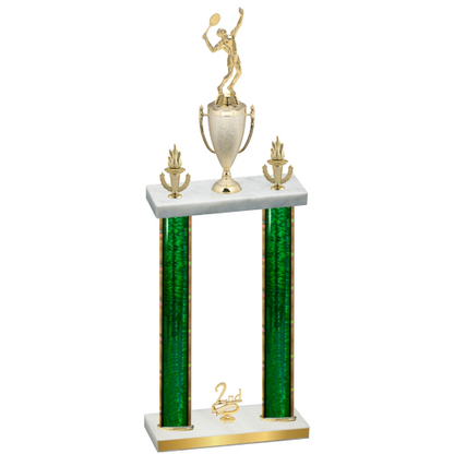 Double Green Glacier Second Place Tennis Trophy