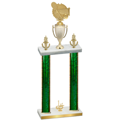 Double Green Glacier First Place Tennis Trophy
