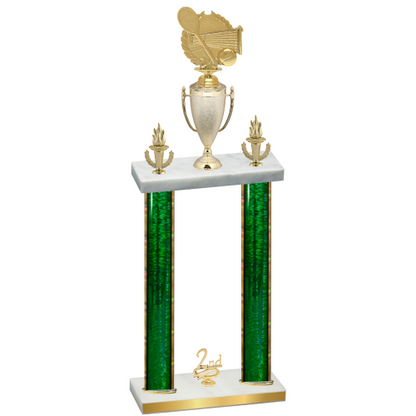 Double Green Glacier Second Place Tennis Trophy