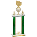 Double Green Glacier Third Place Tennis Trophy
