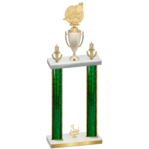Double Green Glacier Third Place Swimming Trophy
