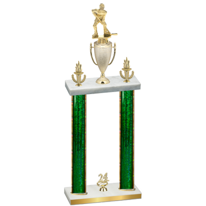 Double Green Glacier Year Hockey Trophy