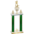 Double Green Glacier Fourth Place Hockey Trophy