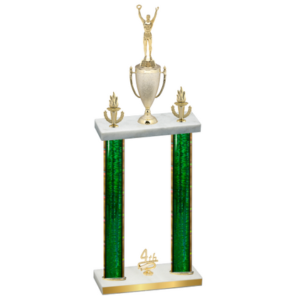 Double Green Glacier Fourth Place Victory Trophy