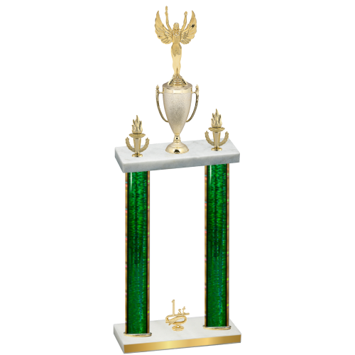 Double Green Glacier First Place Victory Trophy