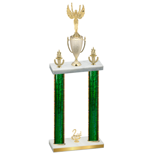 Double Green Glacier Second Place Victory Trophy