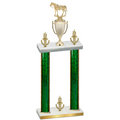 Double Green Glacier Victory Horses Trophy