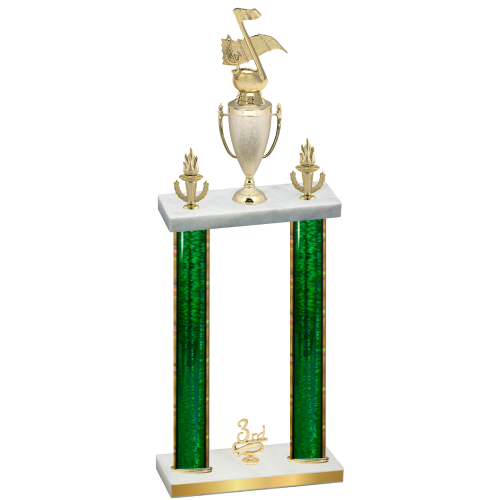 Double Green Glacier Third Place Music Trophy
