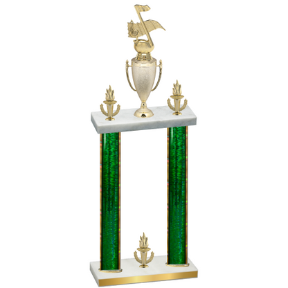 Double Green Glacier Victory Music Trophy