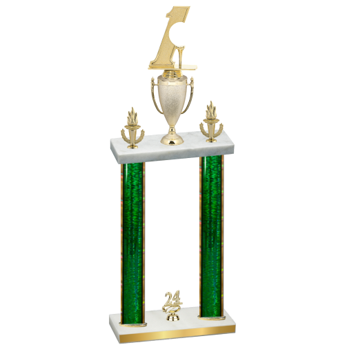 Double Green Glacier Year Golf Trophy