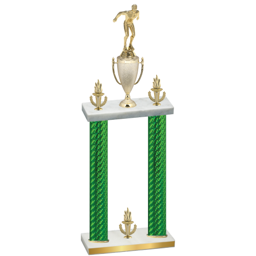 Double Green Carbon Fiber Victory Swimming Trophy