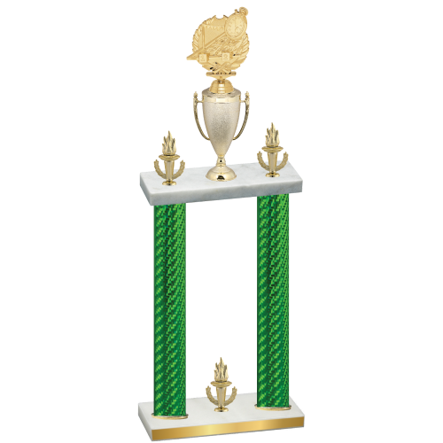 Double Green Carbon Fiber Victory Swimming Trophy