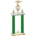 Double Green Carbon Fiber First Place Cars Trophy